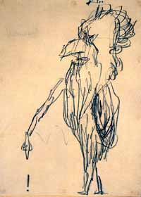 „auch ER Dictator“, Paul Klee, 1933